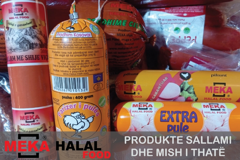Dyqan halal me proshute MEKA, Proshute pule e fresket, Proshute tradicio...