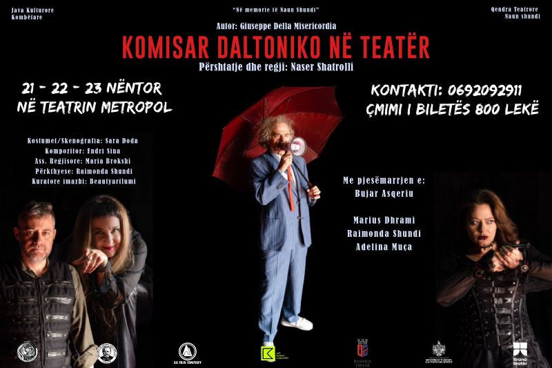 NIS SEZONI I RI ARTISTIK NË TEATRIN, ZONJA E BUJTINËS, Teatri Shqiptar, Naun Shundi, Komisar Daltonik, Bujar Asqeriu, Raimonda Bulku, Naser Shatrolli, Teatri Metropol, Teater Premiere 2025, Art, Kulturë, Teater, Ngjarje Kulturore 