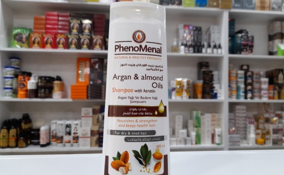 Shampo Phenomenal 100% Natyrale Me Ekstrakte Te Vajit Te Arganit Dhe Bajame Per Floke Thate, Shampo Phenomenal Argani per Floke te Thate, Phenomenal Shampo Keratine Per Floke, Phenomenal Shampo Per Floke Shendetshem Nga Produkte Natyrale